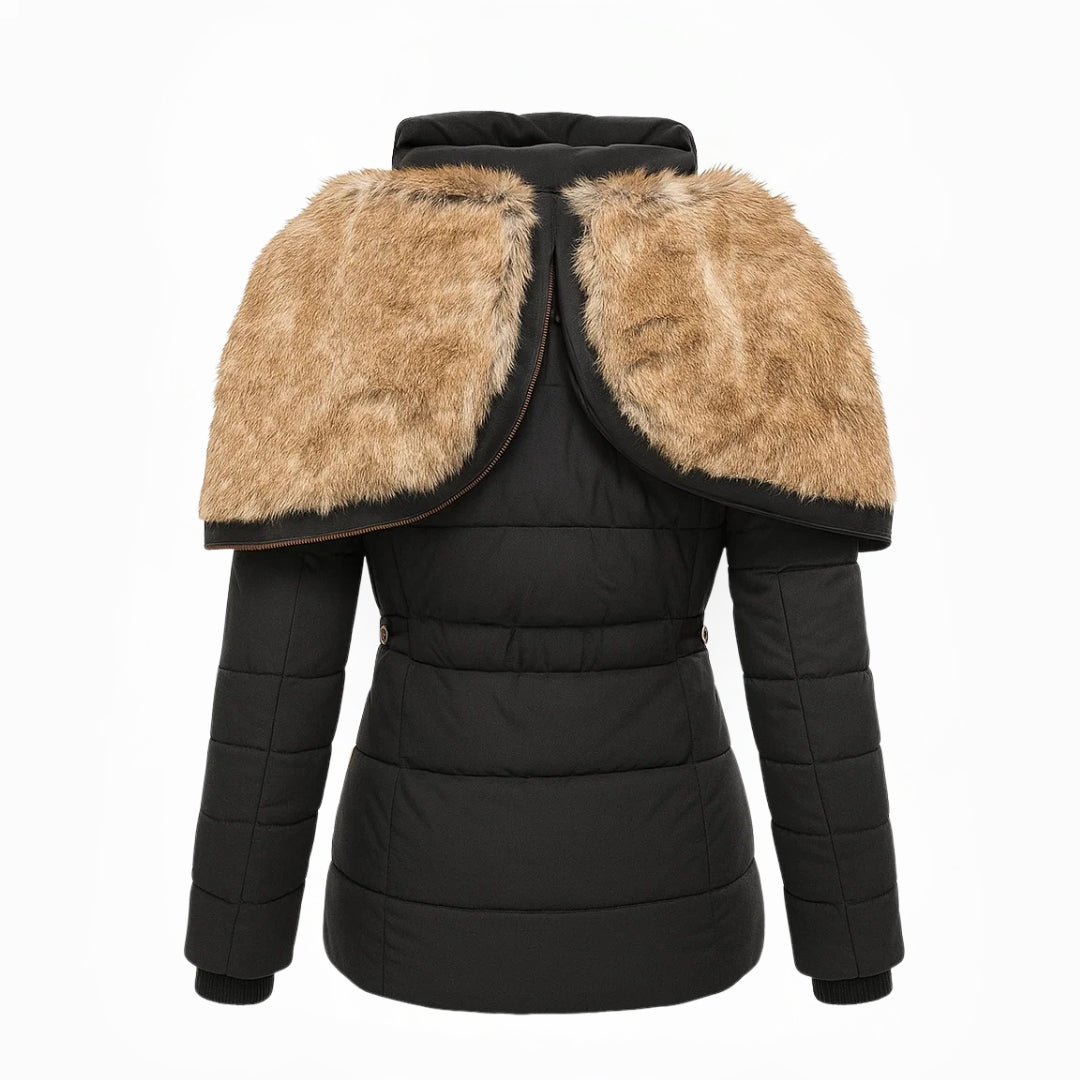 Anna | Manteau d'hiver avec doublure en fausse fourrure