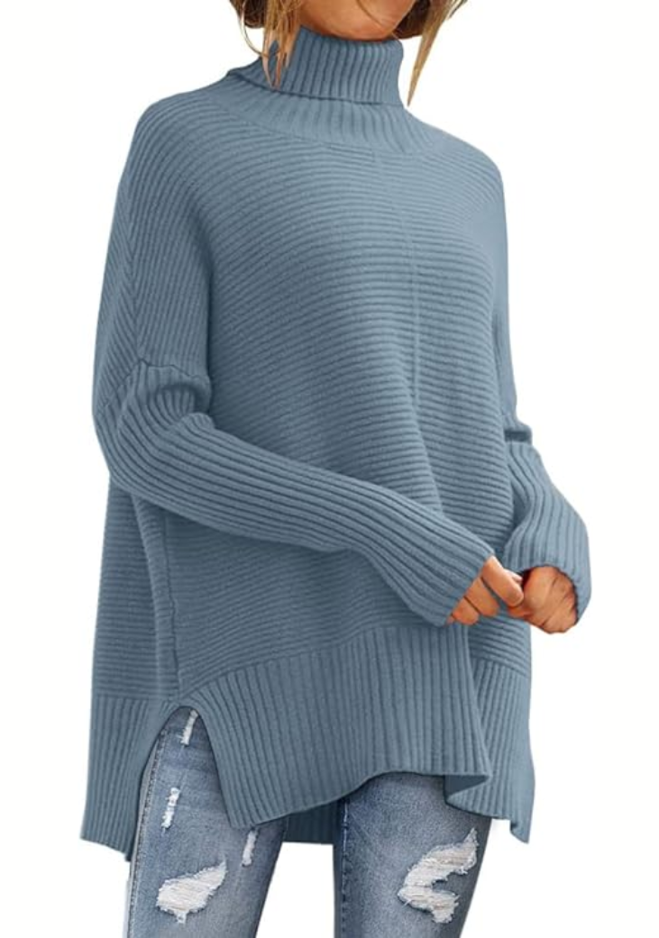 Cléa | Pull Col Roulé Coupe Ample Chic