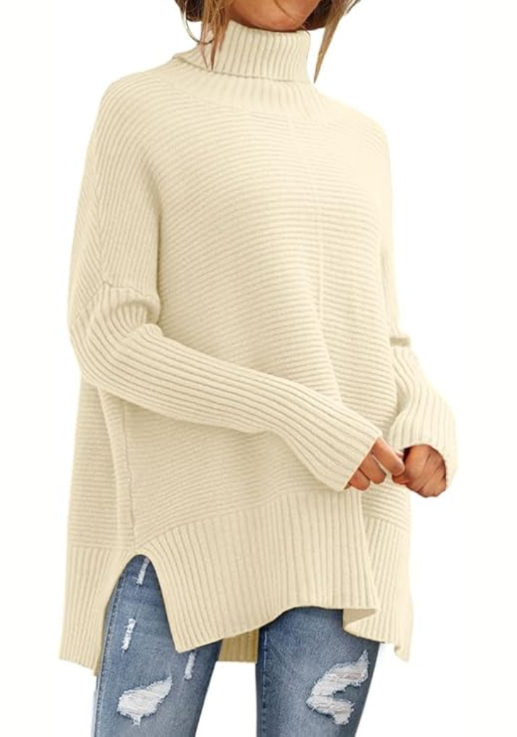 Cléa | Pull Col Roulé Coupe Ample Chic