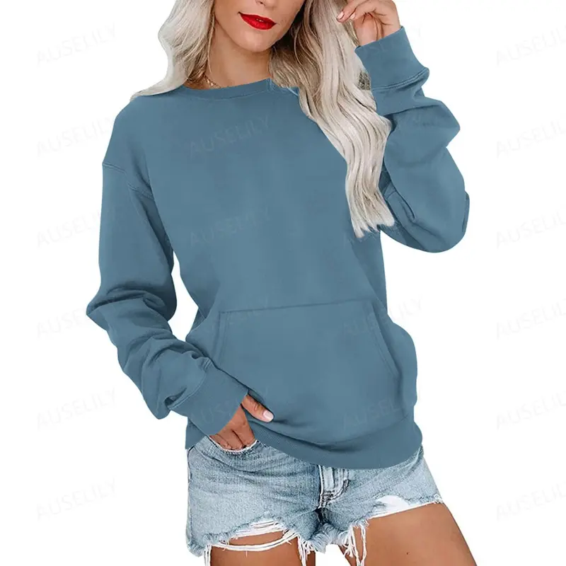 Gaëlle | Sweat léger sans capuche, style épuré