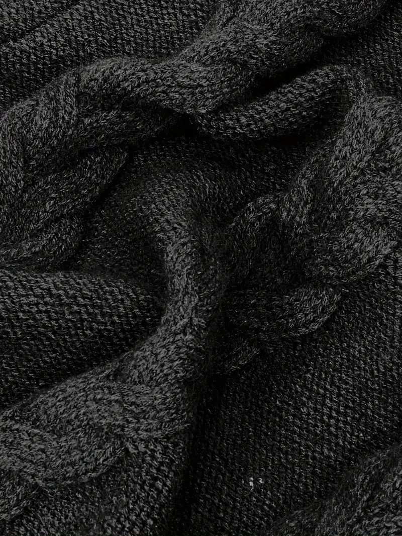 Valéria | Pull Long Torsadé d’Hiver