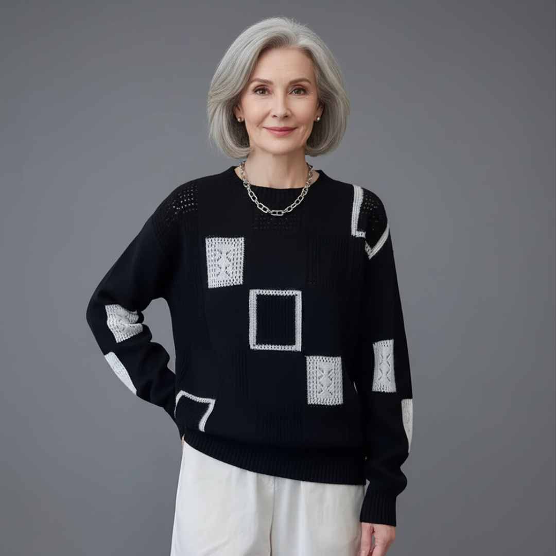 Aureline | Pull Motifs Géométriques