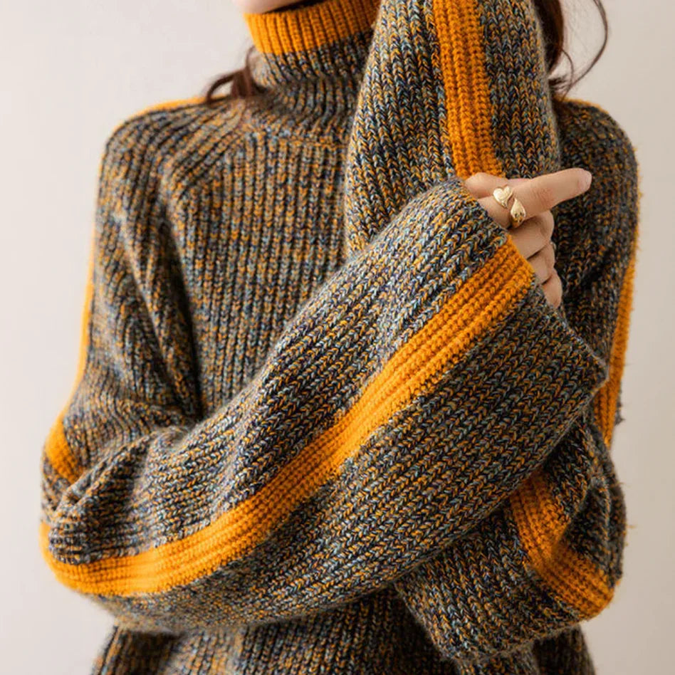 Isaline | Pull Cocooning à Col Montant