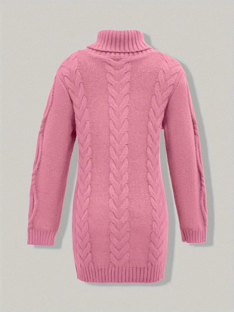 Valéria | Pull Long Torsadé d’Hiver