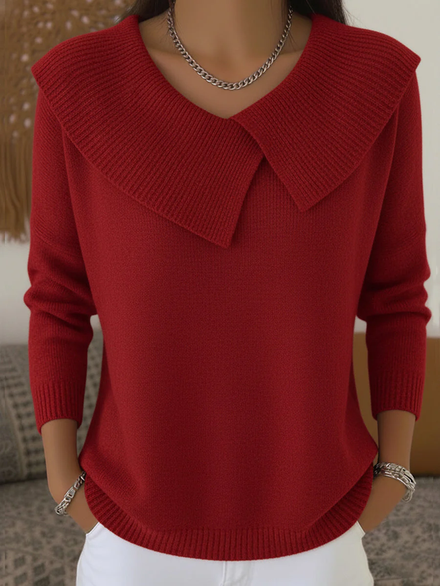 Toinette | Pull élégant au col doux