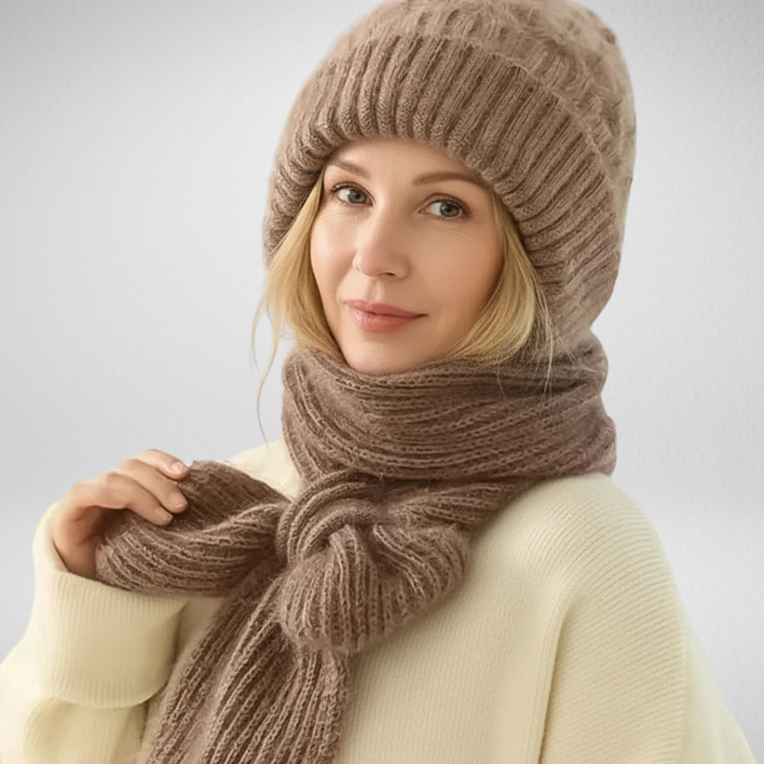 Édeline | Ensemble Bonnet & Écharpe Cocooning