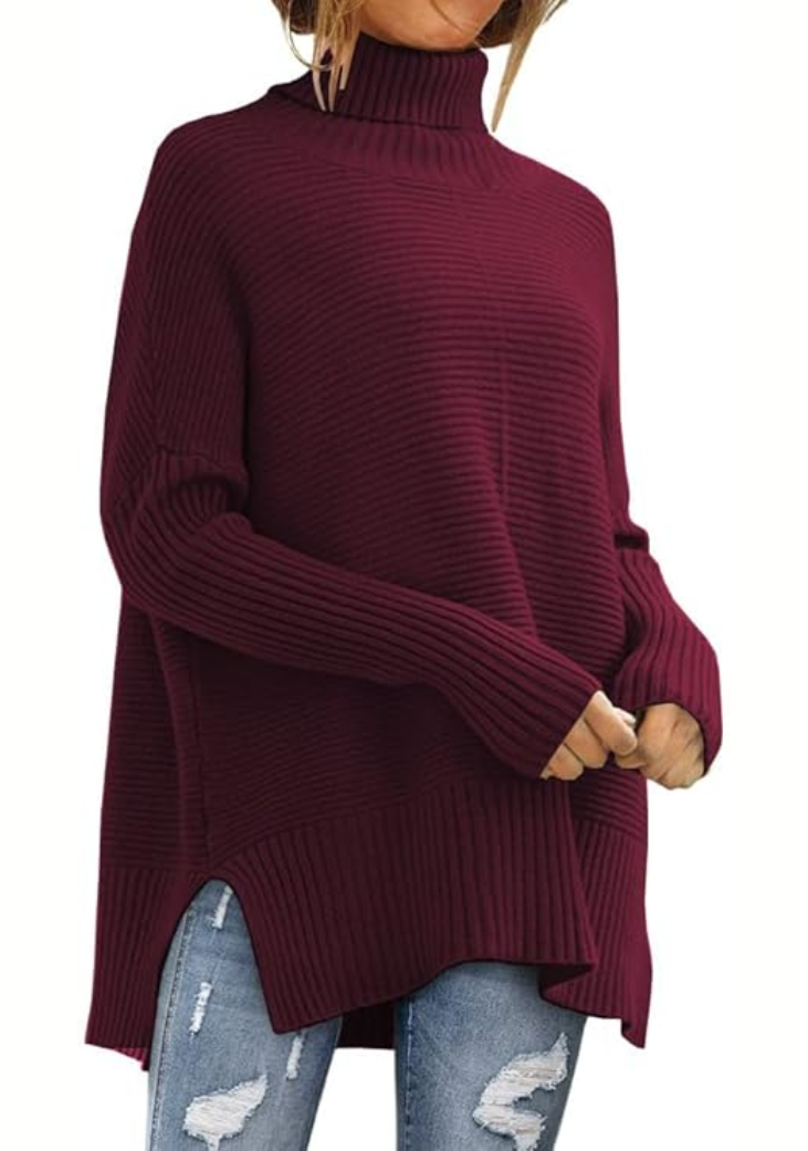 Cléa | Pull Col Roulé Coupe Ample Chic