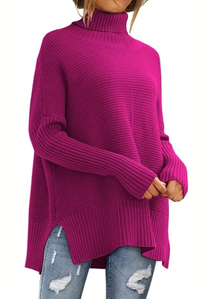 Cléa | Pull Col Roulé Coupe Ample Chic