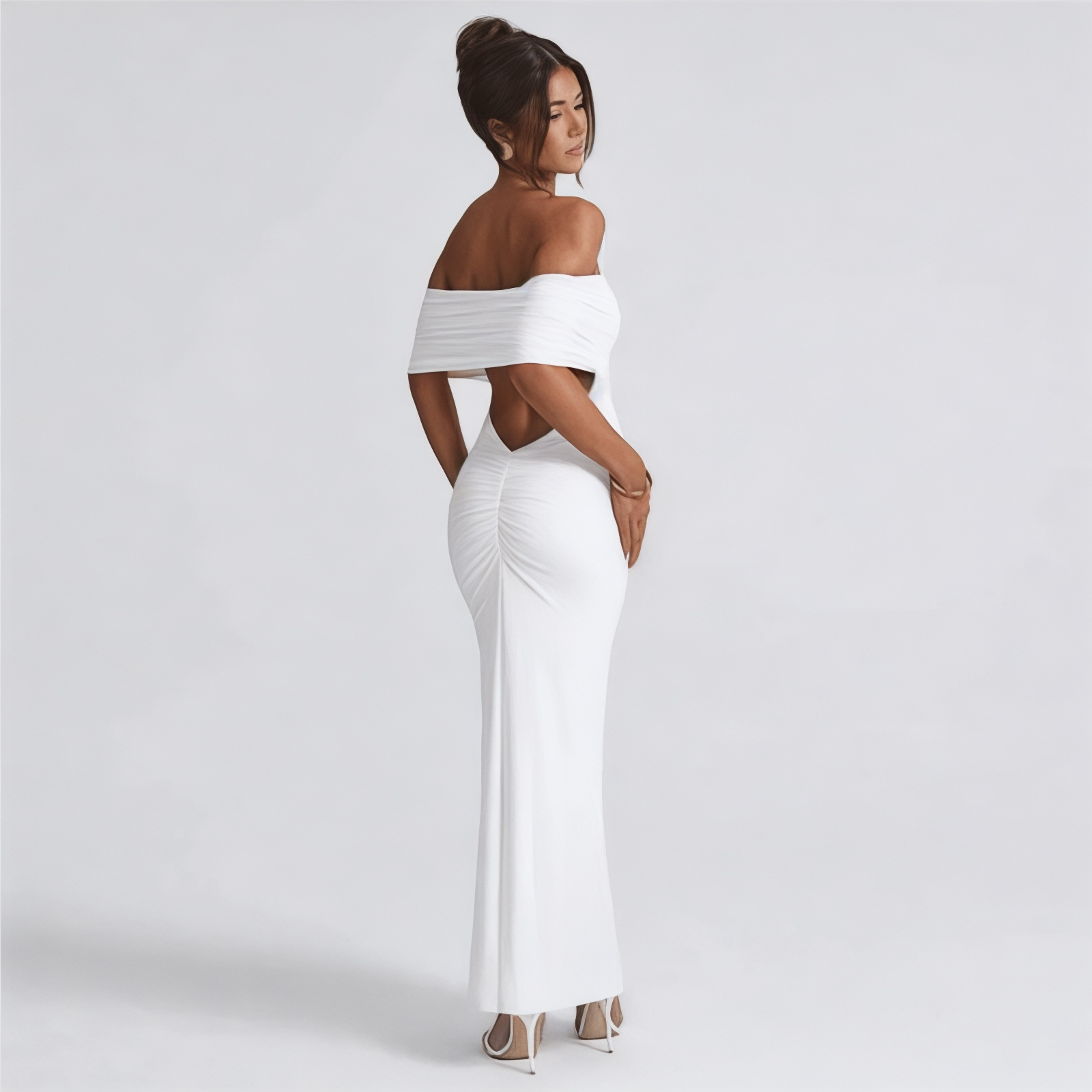 Rousseau Paris | Robe Longue Élégante Sans Bretelles