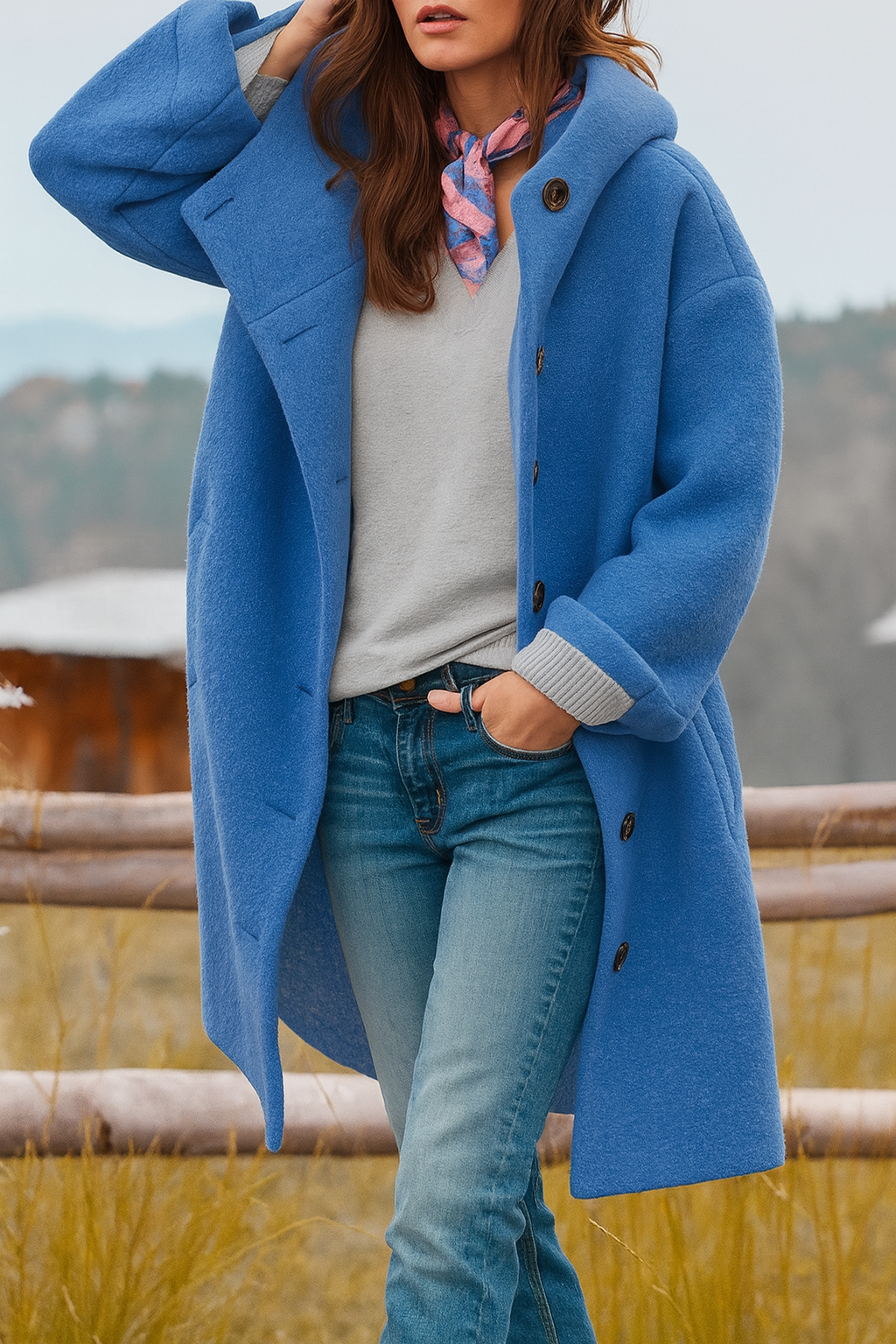 Rousseau Paris | manteau du quotidien, mi-long et douillet