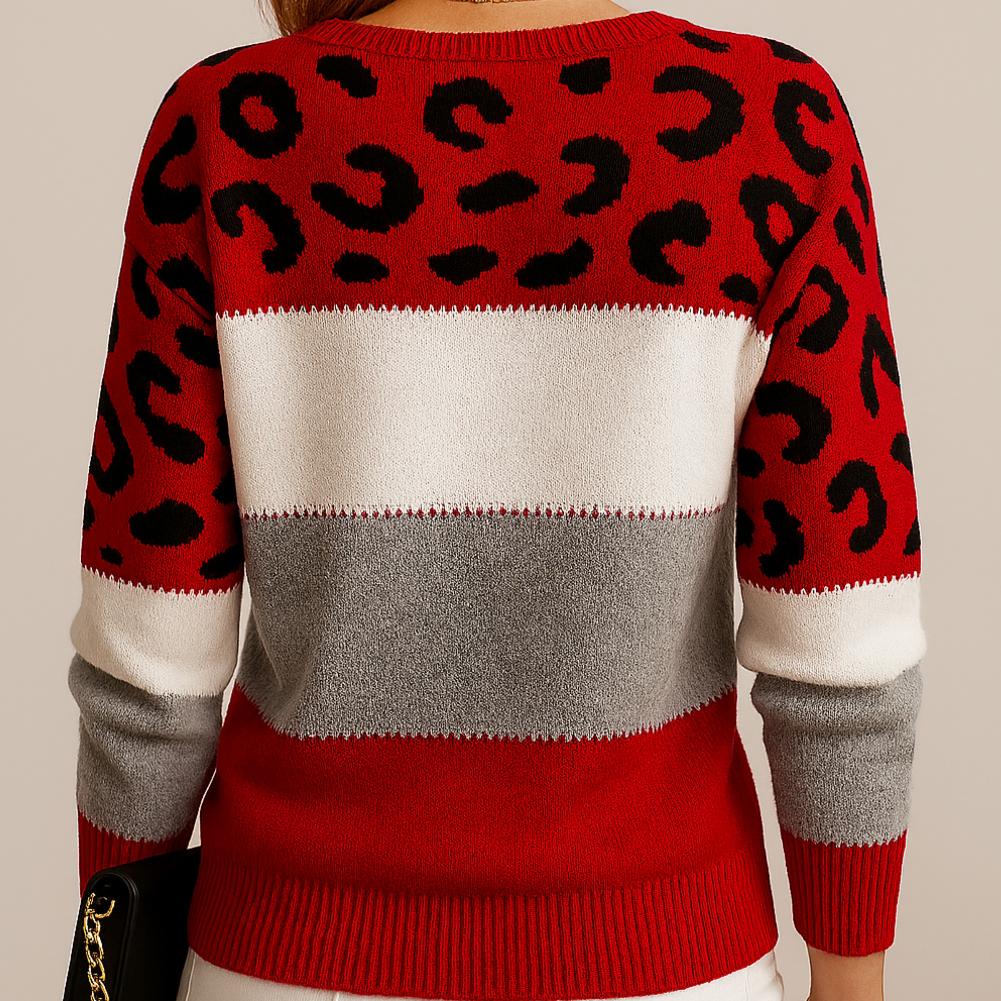Ophélie | Pull Léopard Élégance