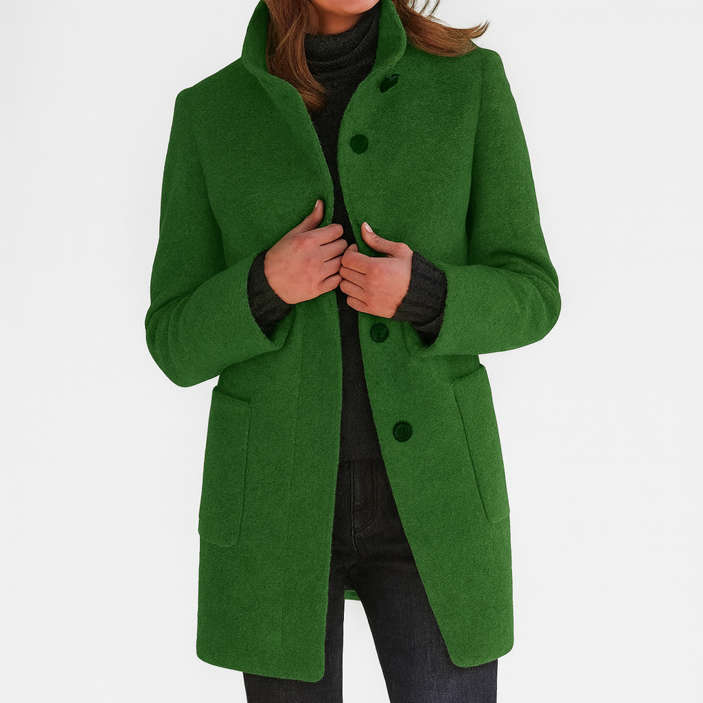 Maïa | Manteau pour femme avec col haut