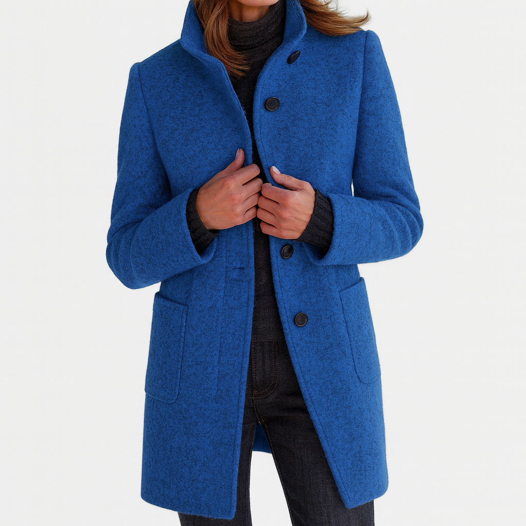 Maïa | Manteau pour femme avec col haut