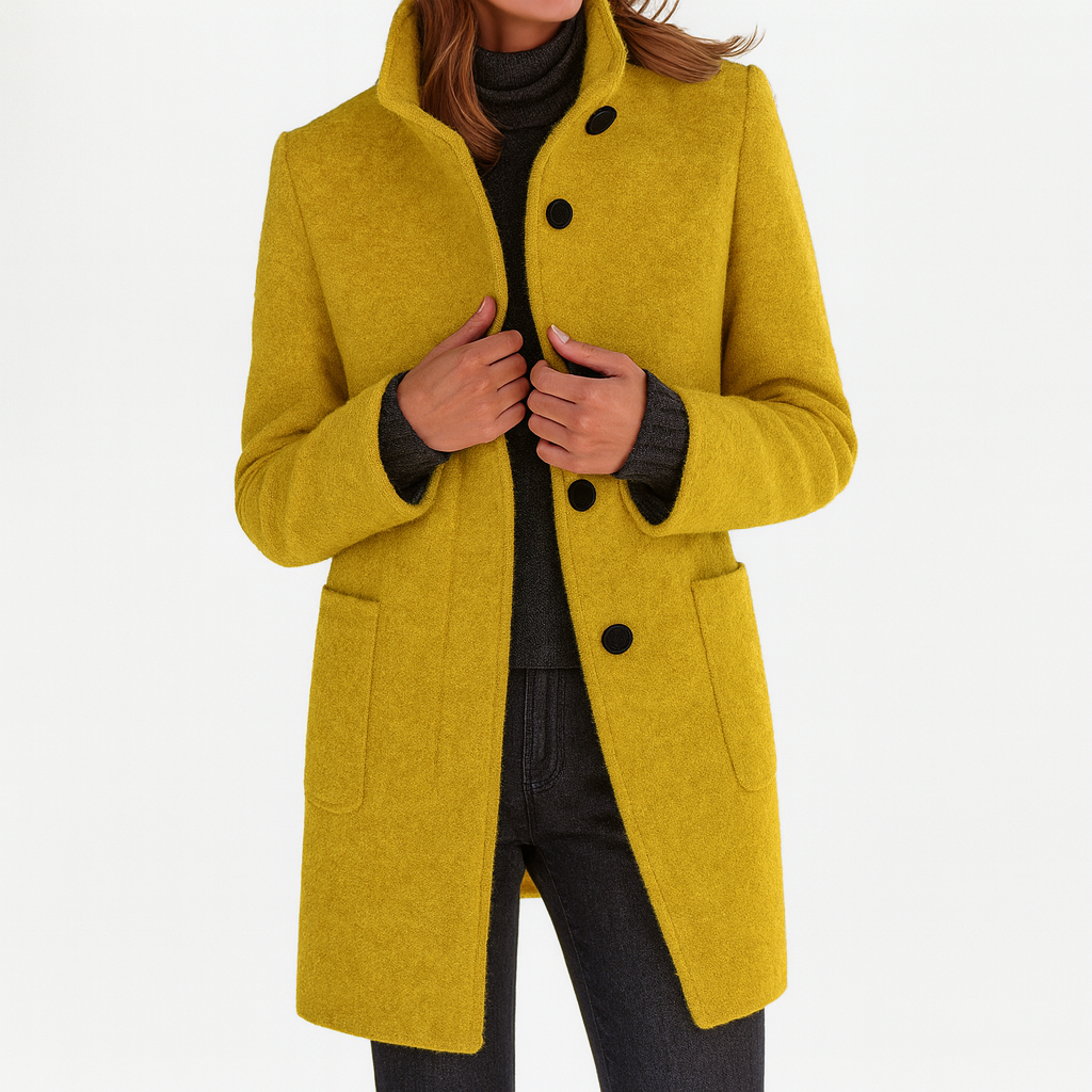 Maïa | Manteau pour femme avec col haut