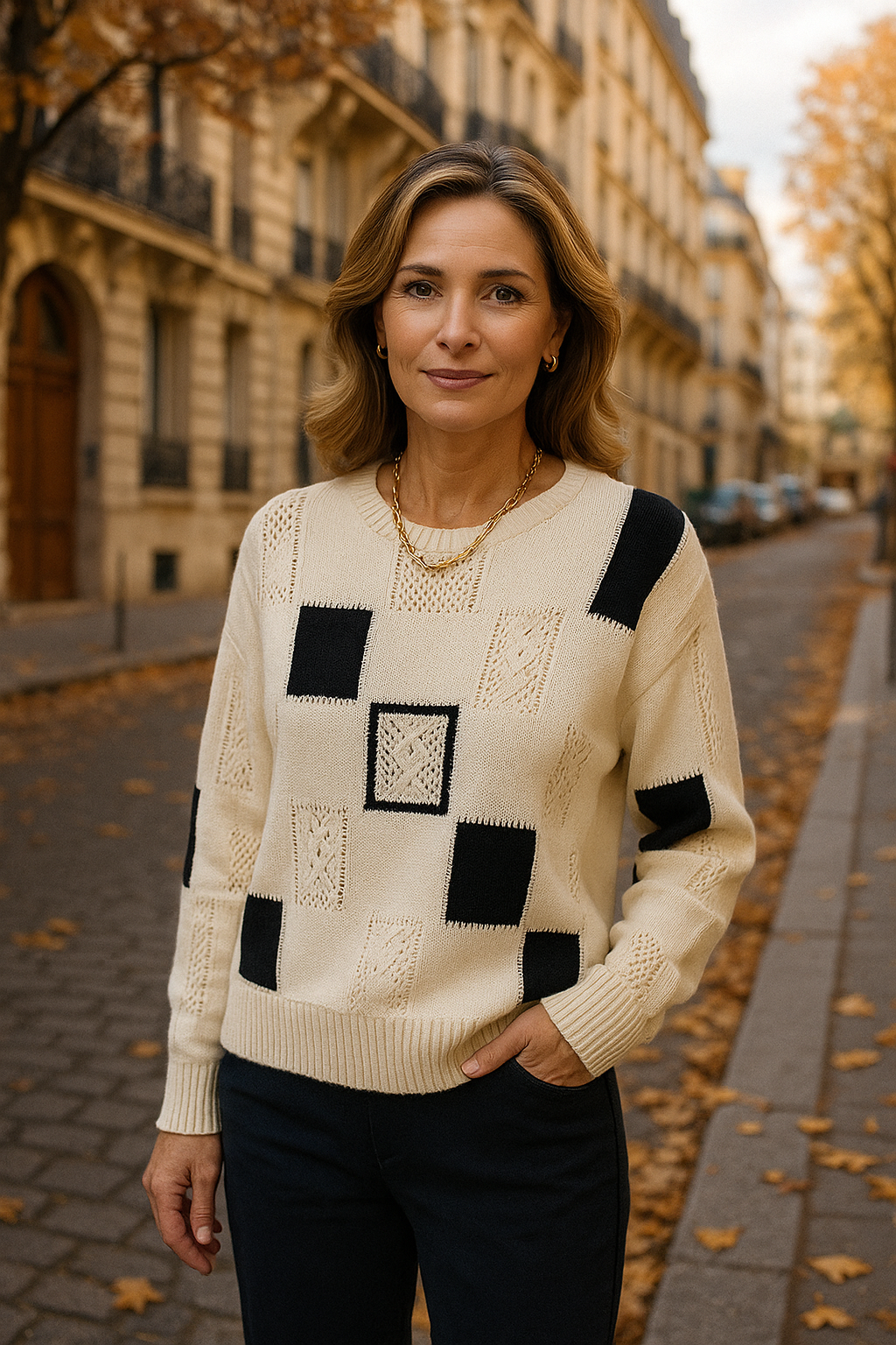 Aymbr | Pull Graphique Élégant
