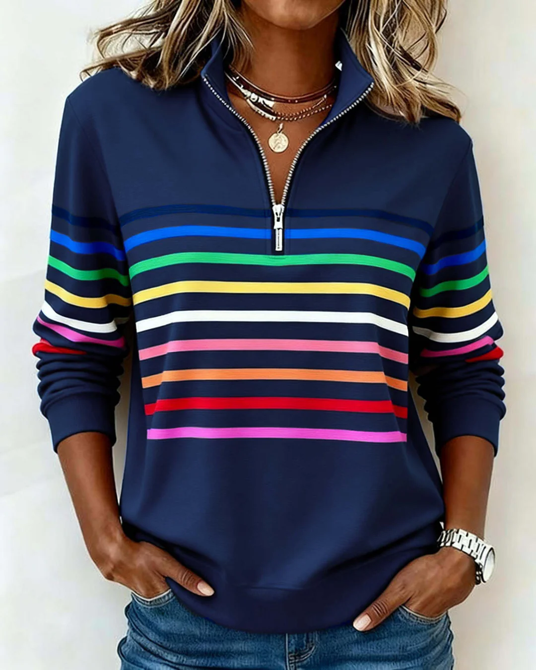 Dominique | Sweatshirt décontracté et joyeux