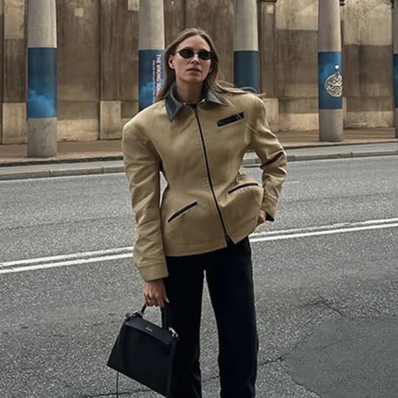 Rousseau Paris | LeatherJacket Casual High Street Style