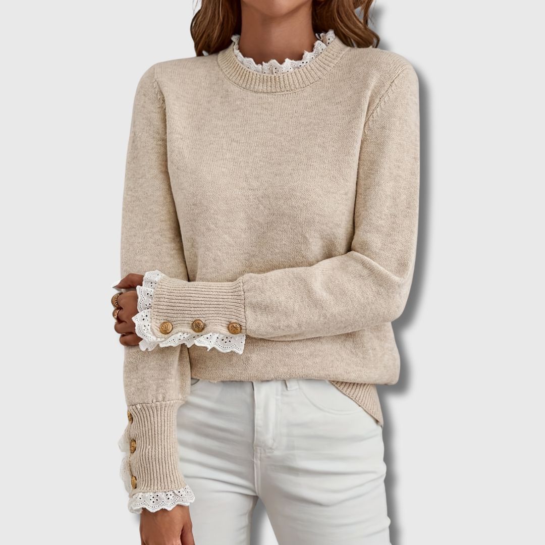 Evee – Pull Élégant en Dentelle