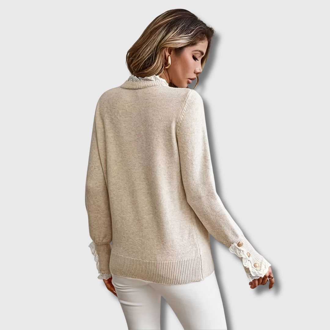 Evee – Pull Élégant en Dentelle