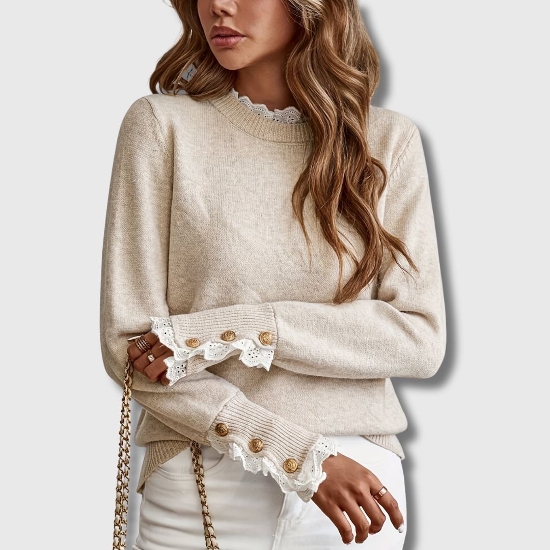 Evee – Pull Élégant en Dentelle