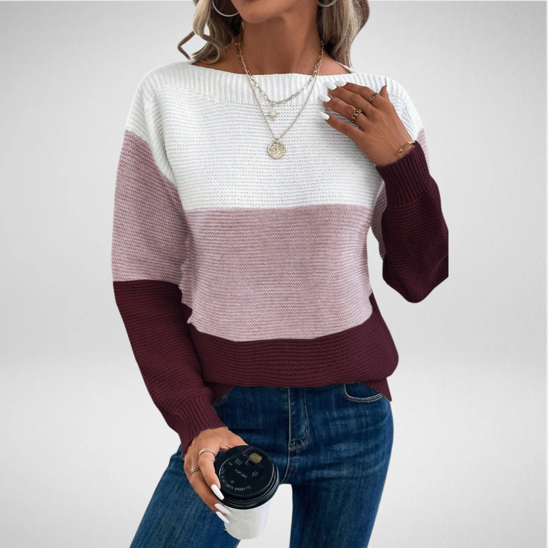 Liora | Pull en maille dégradée avec couvrance