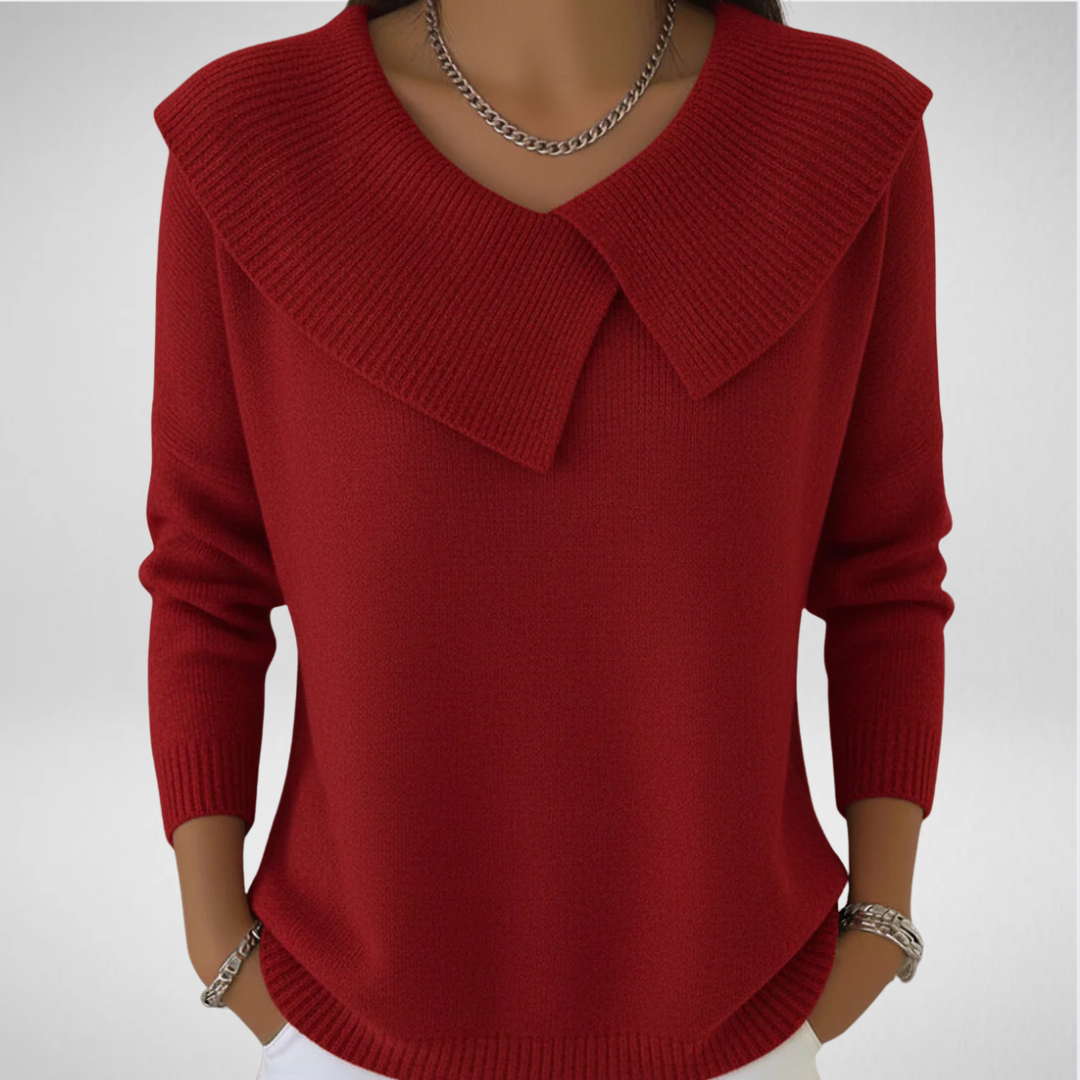 Toinette | Pull élégant au col doux