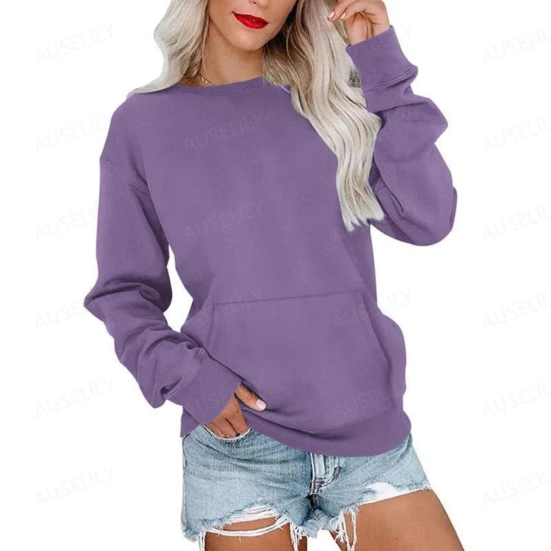 Gaëlle | Sweat léger sans capuche, style épuré