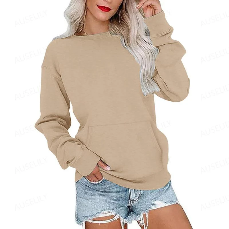 Gaëlle | Sweat léger sans capuche, style épuré