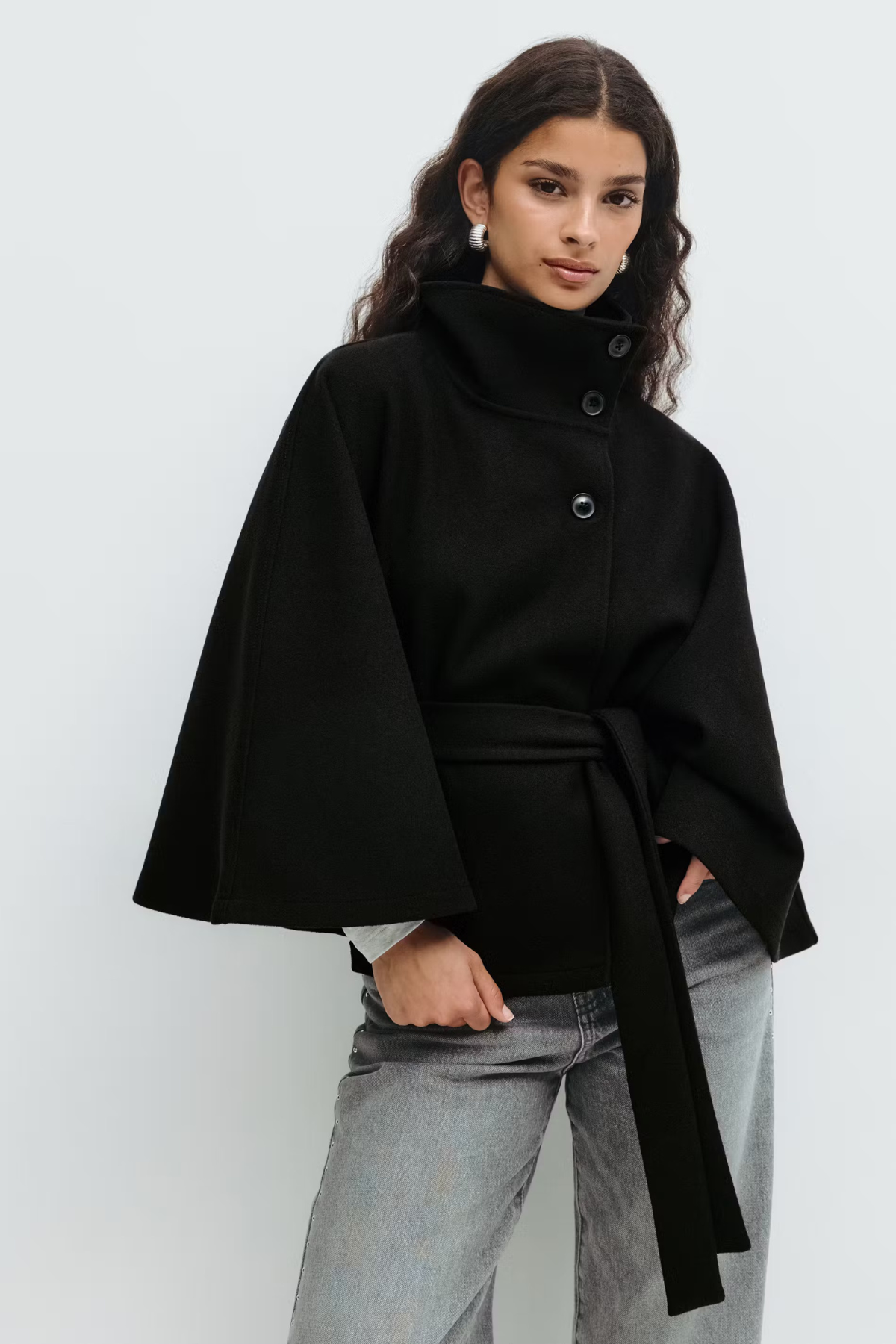 Rousseau Paris | Veste Cape à Ceinture