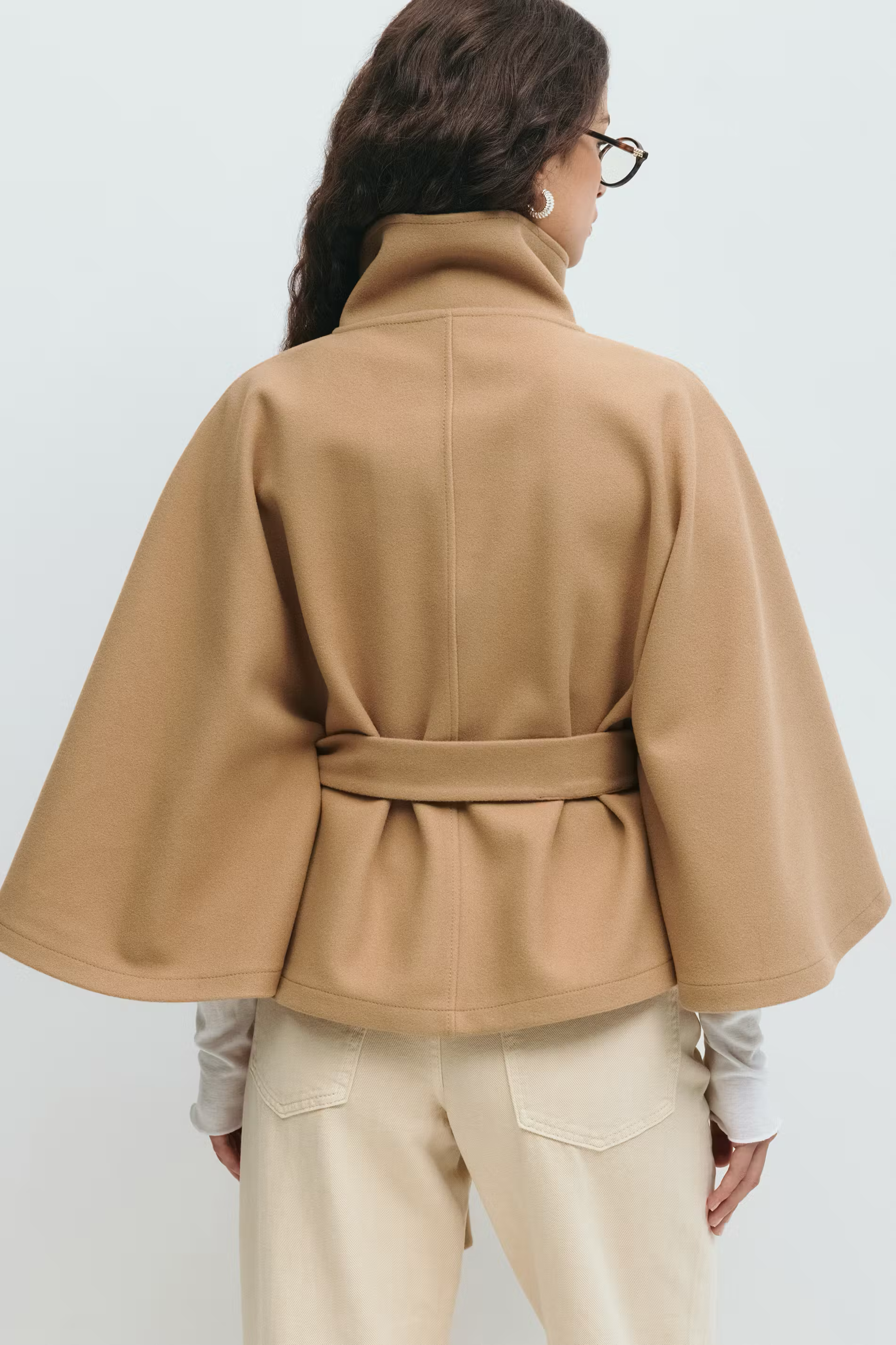 Rousseau Paris | Veste Cape à Ceinture