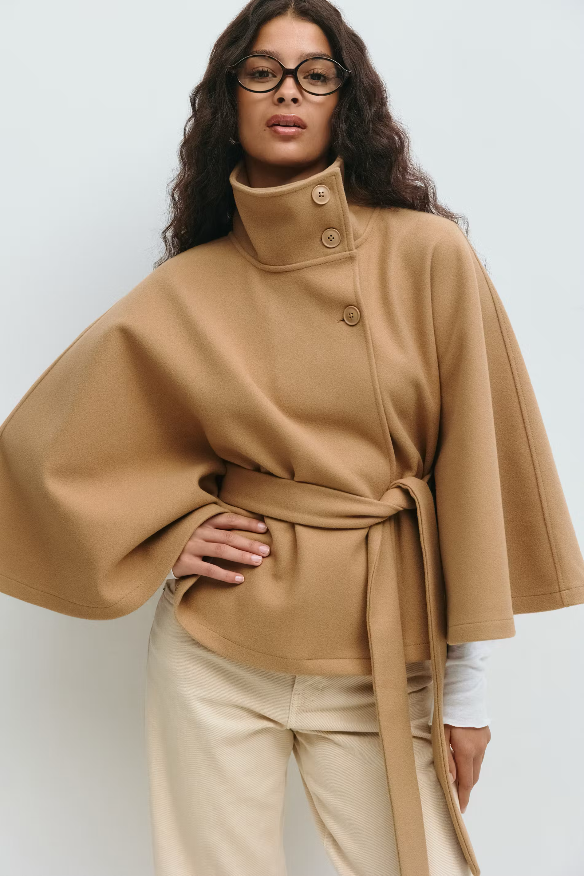 Rousseau Paris | Veste Cape à Ceinture