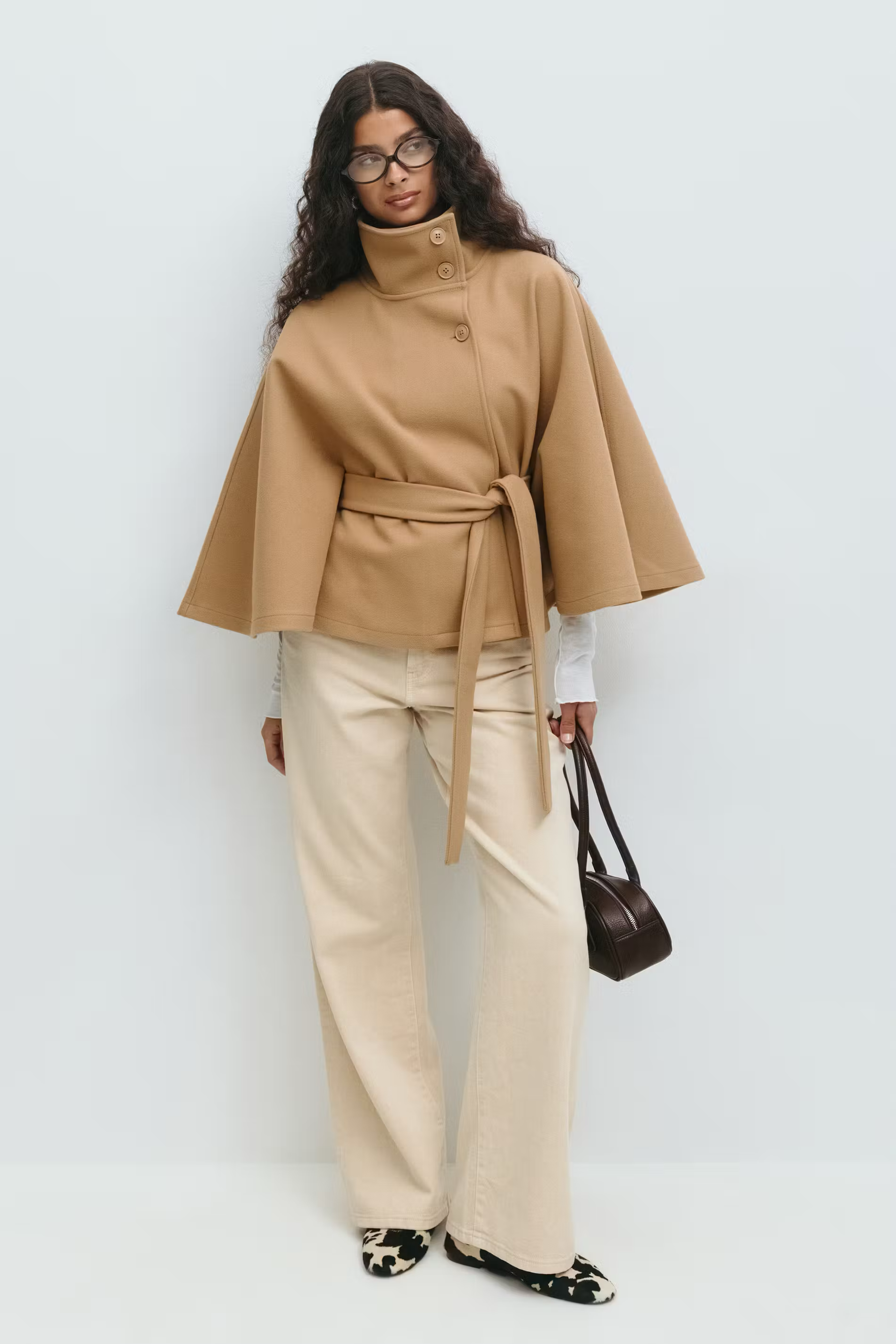 Rousseau Paris | Veste Cape à Ceinture