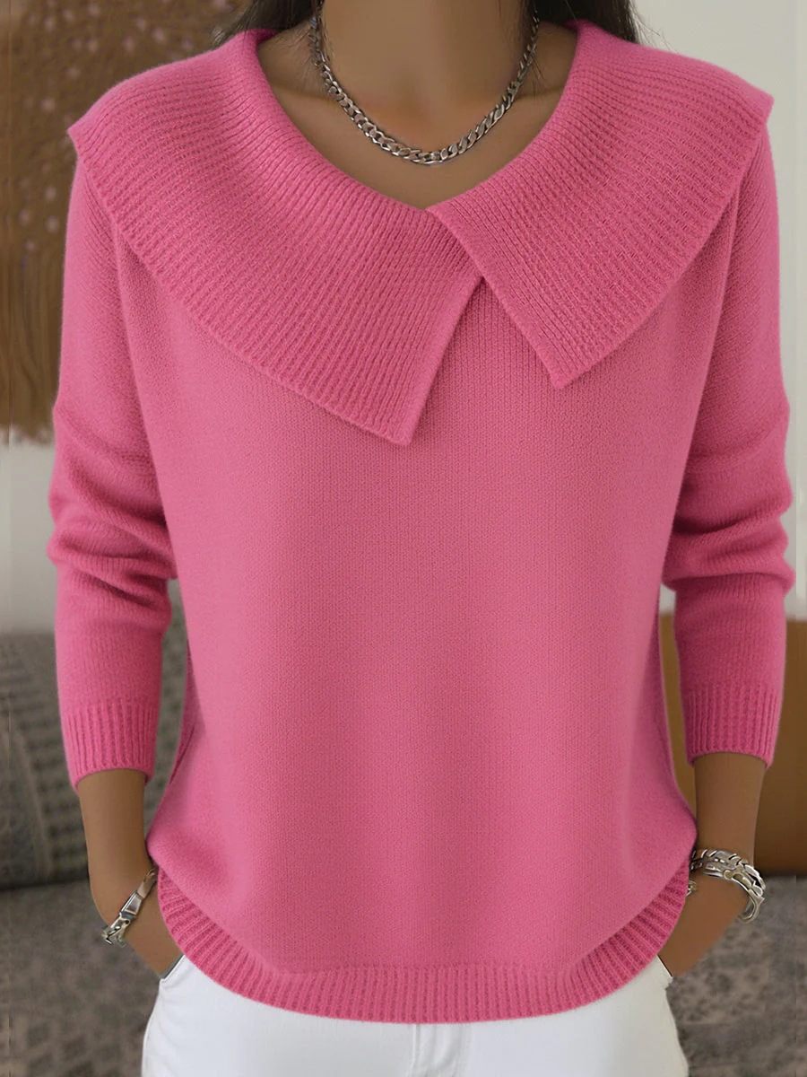 Toinette | Pull élégant au col doux