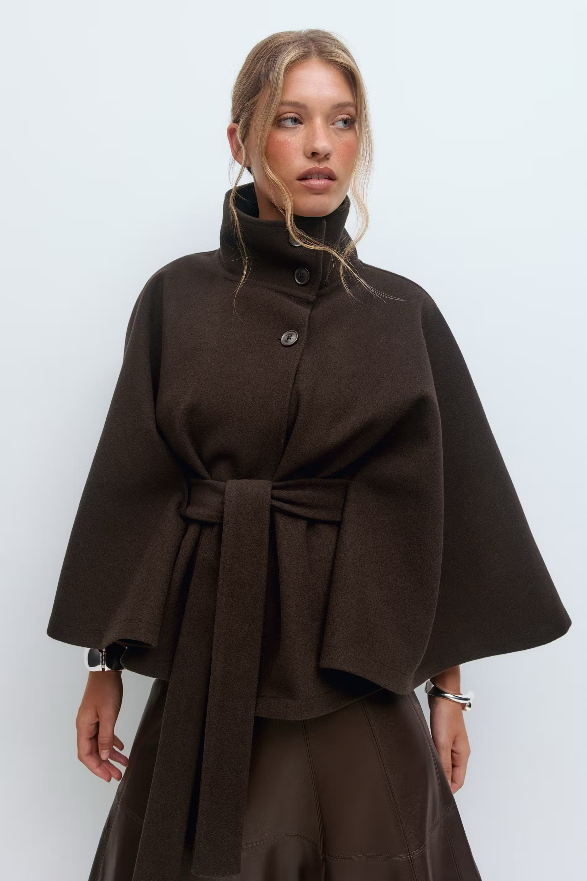 Rousseau Paris | Veste Cape à Ceinture