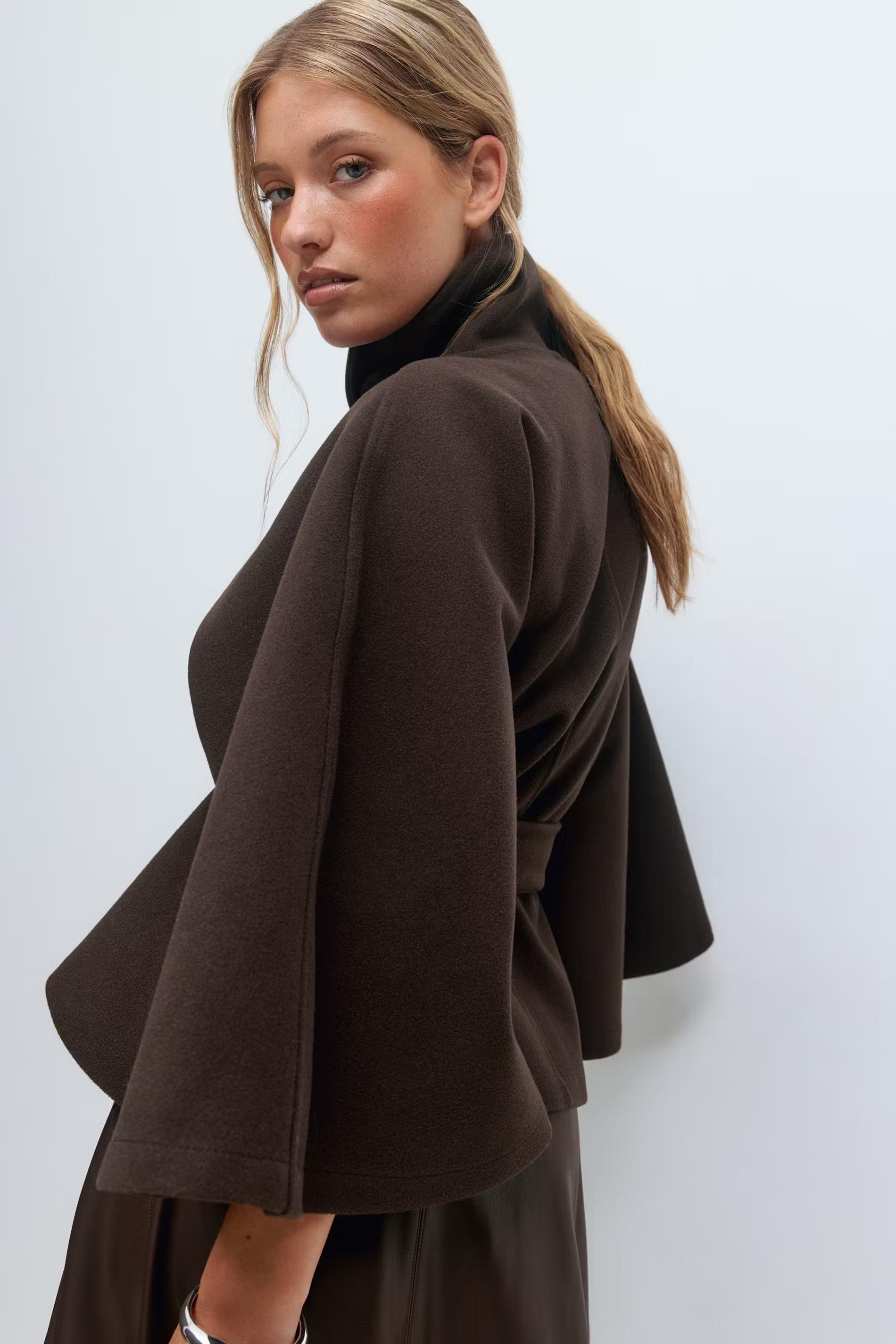 Rousseau Paris | Veste Cape à Ceinture