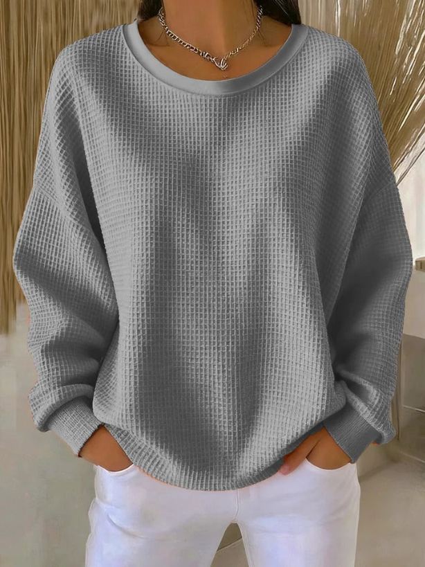 Justina | Pull Doux Texture Nid d’Abeille