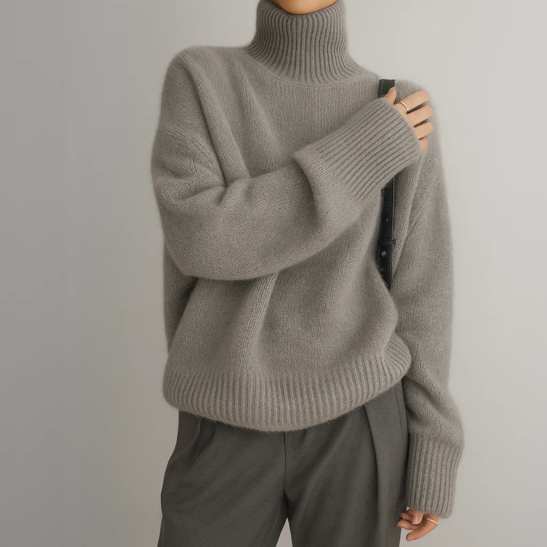 Fanny | Pull Col Roulé Doux