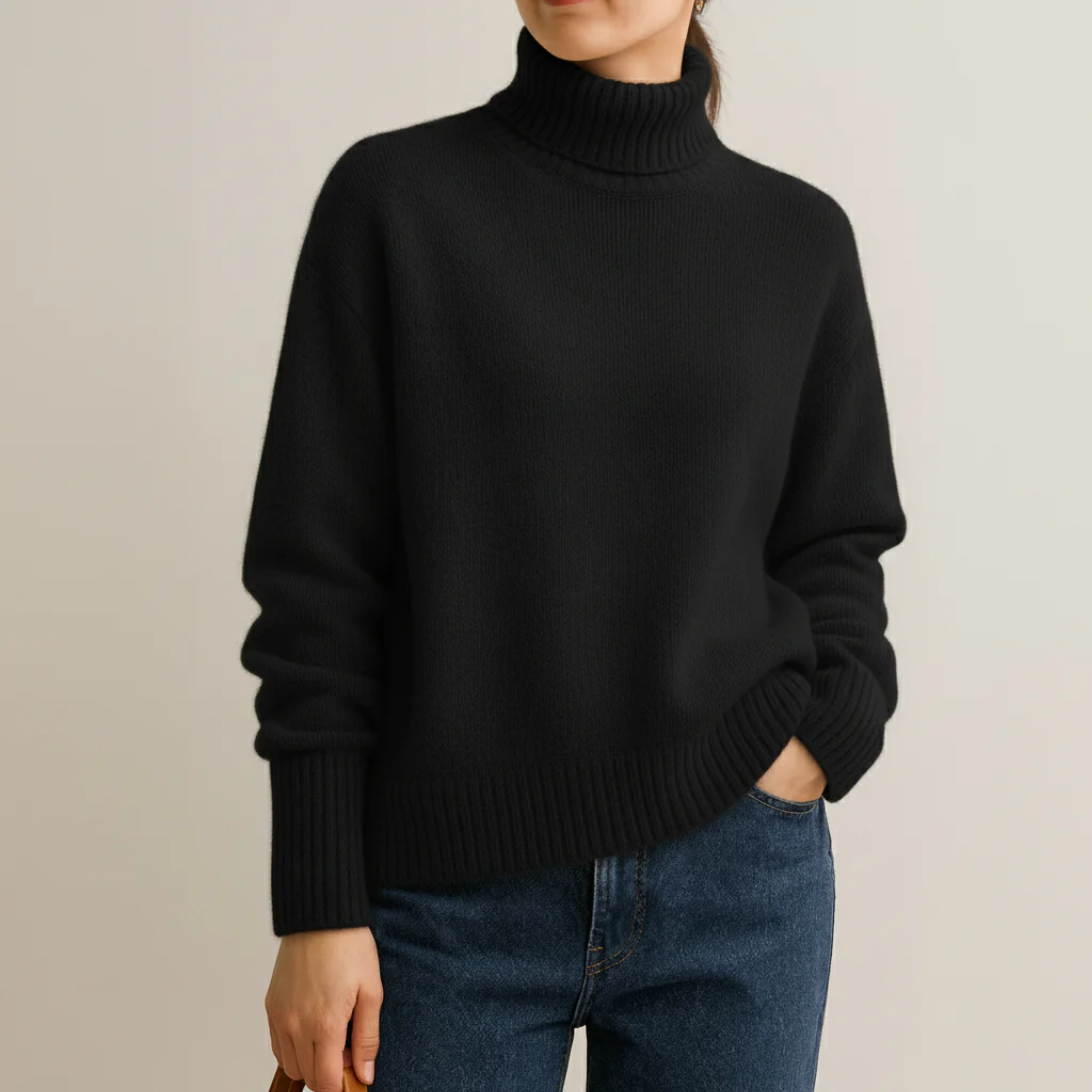 Fanny | Pull Col Roulé Doux