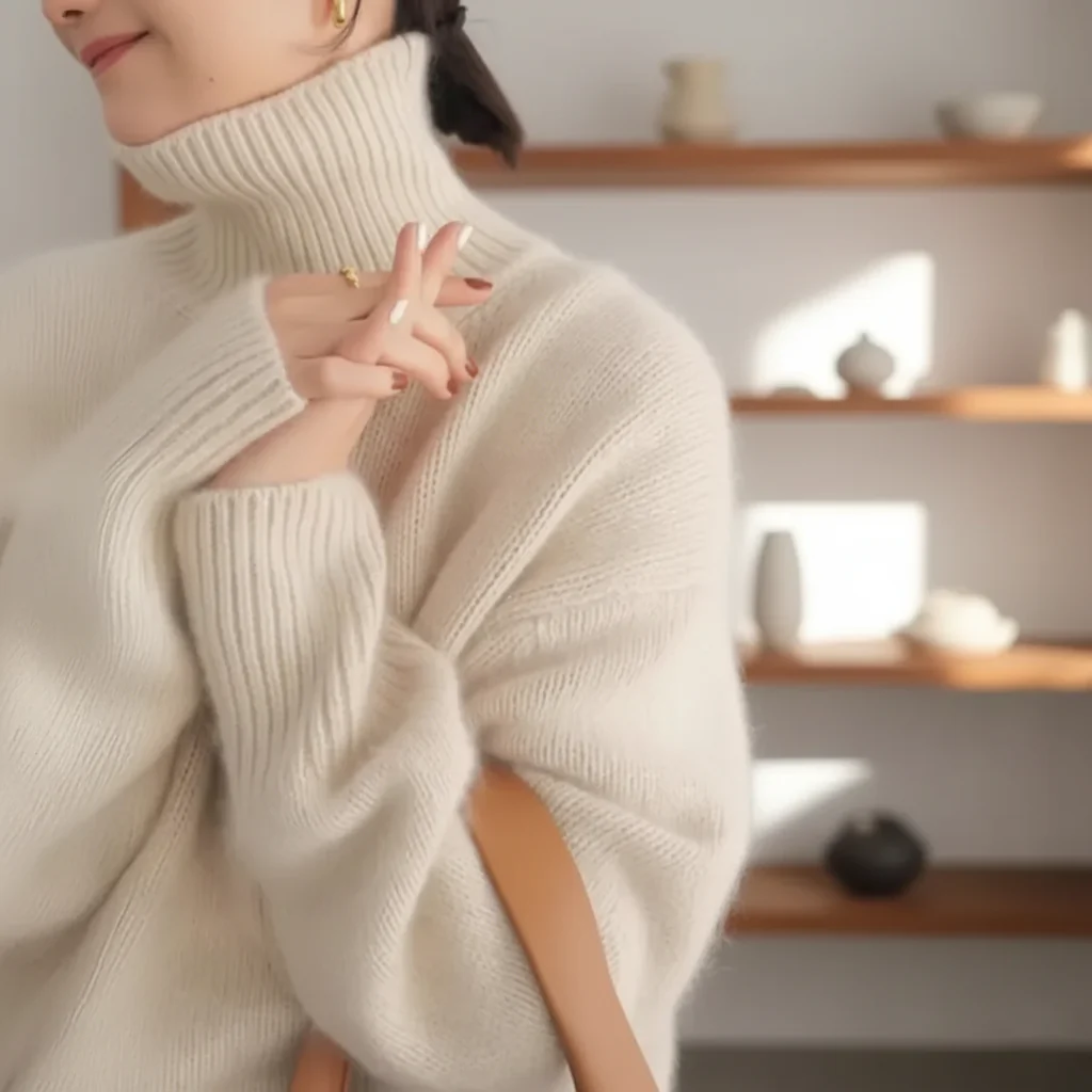 Fanny | Pull Col Roulé Doux