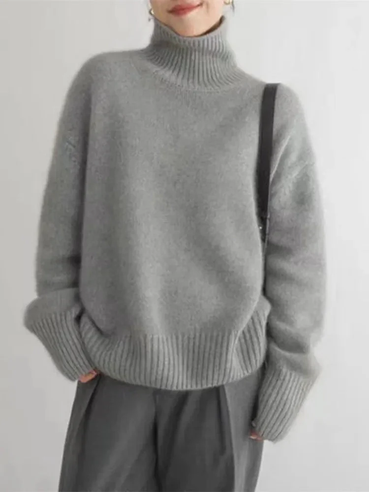 Zoé | Pull Roulé Doux & Confortable
