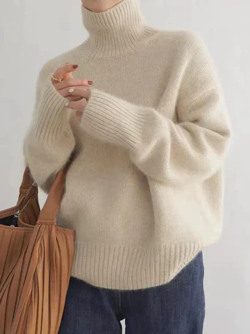 Zoé | Pull Roulé Doux & Confortable