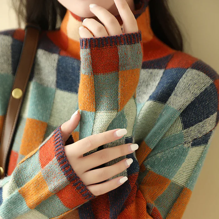 Gaëlle | Pull Motifs Géométriques Colorés