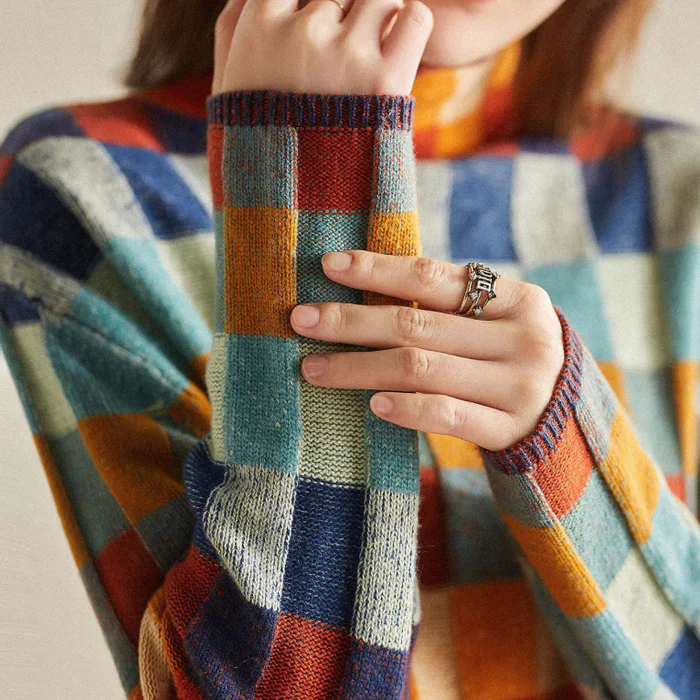 Gaëlle | Pull Motifs Géométriques Colorés