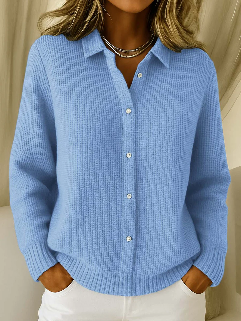 Quitterie | Cardigan classique en maille douce