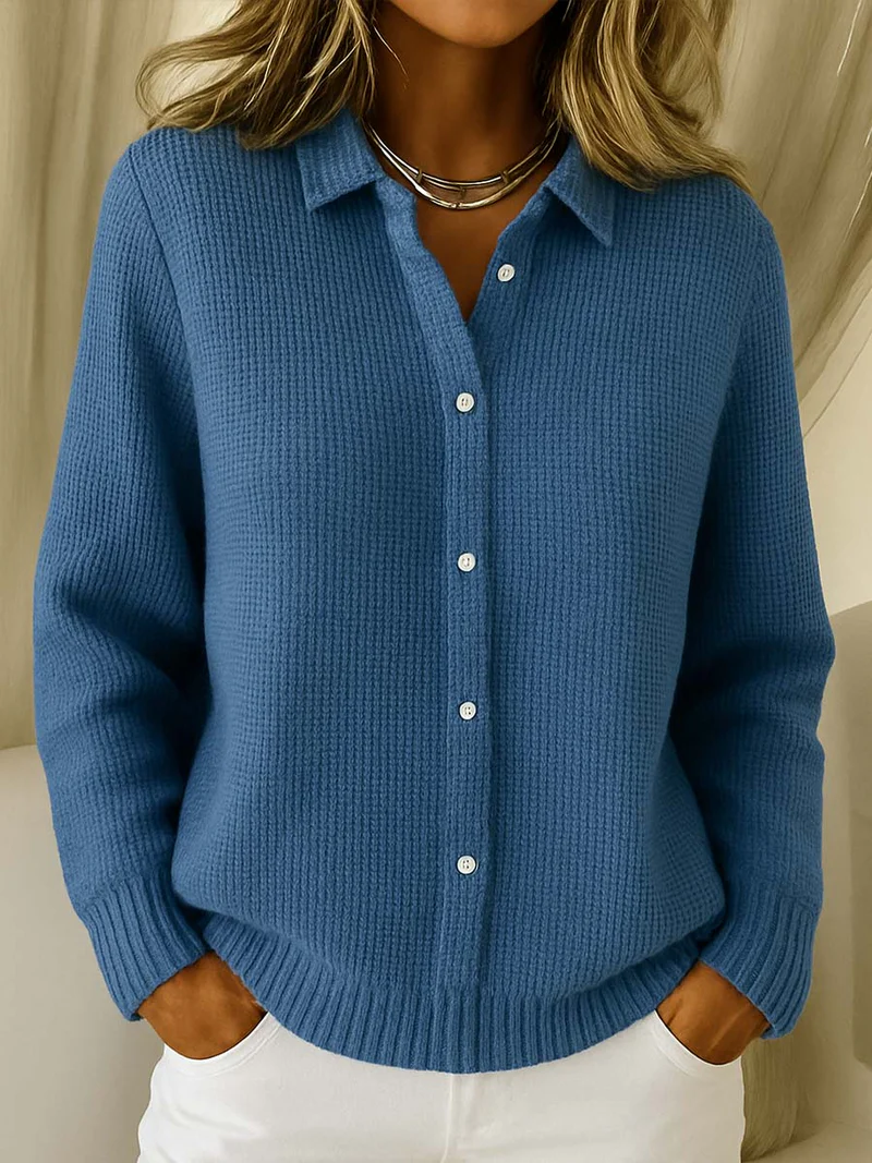 Quitterie | Cardigan classique en maille douce