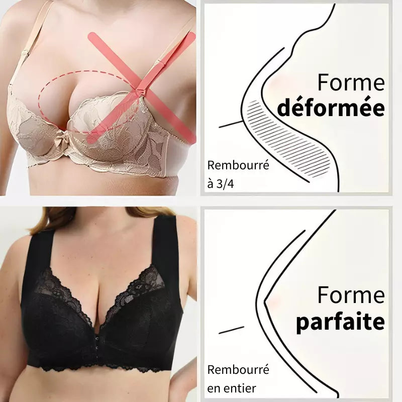 Oriane | Lot de 3 Soutiens-Gorge Galbant Doux