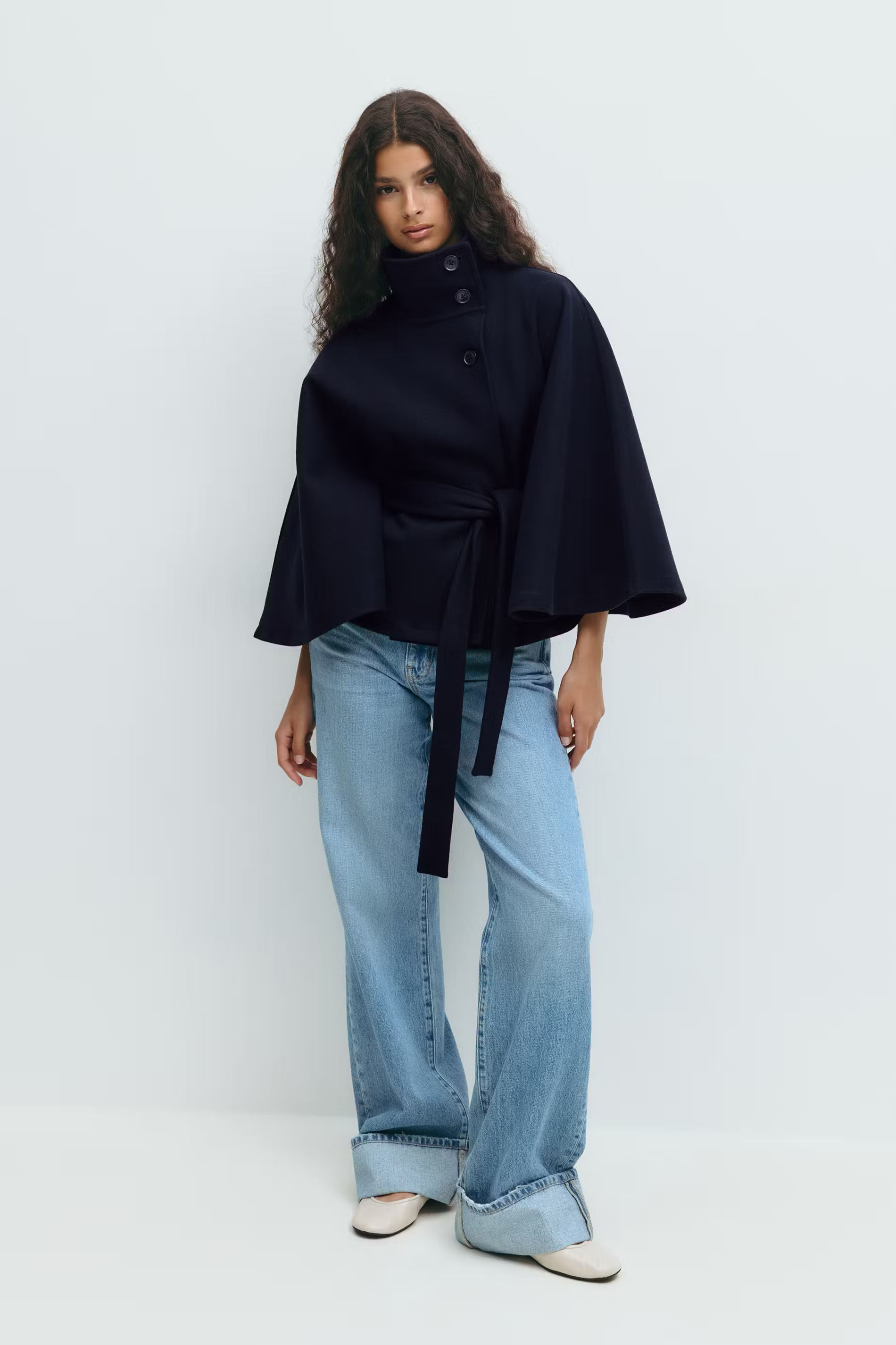 Rousseau Paris | Veste Cape à Ceinture