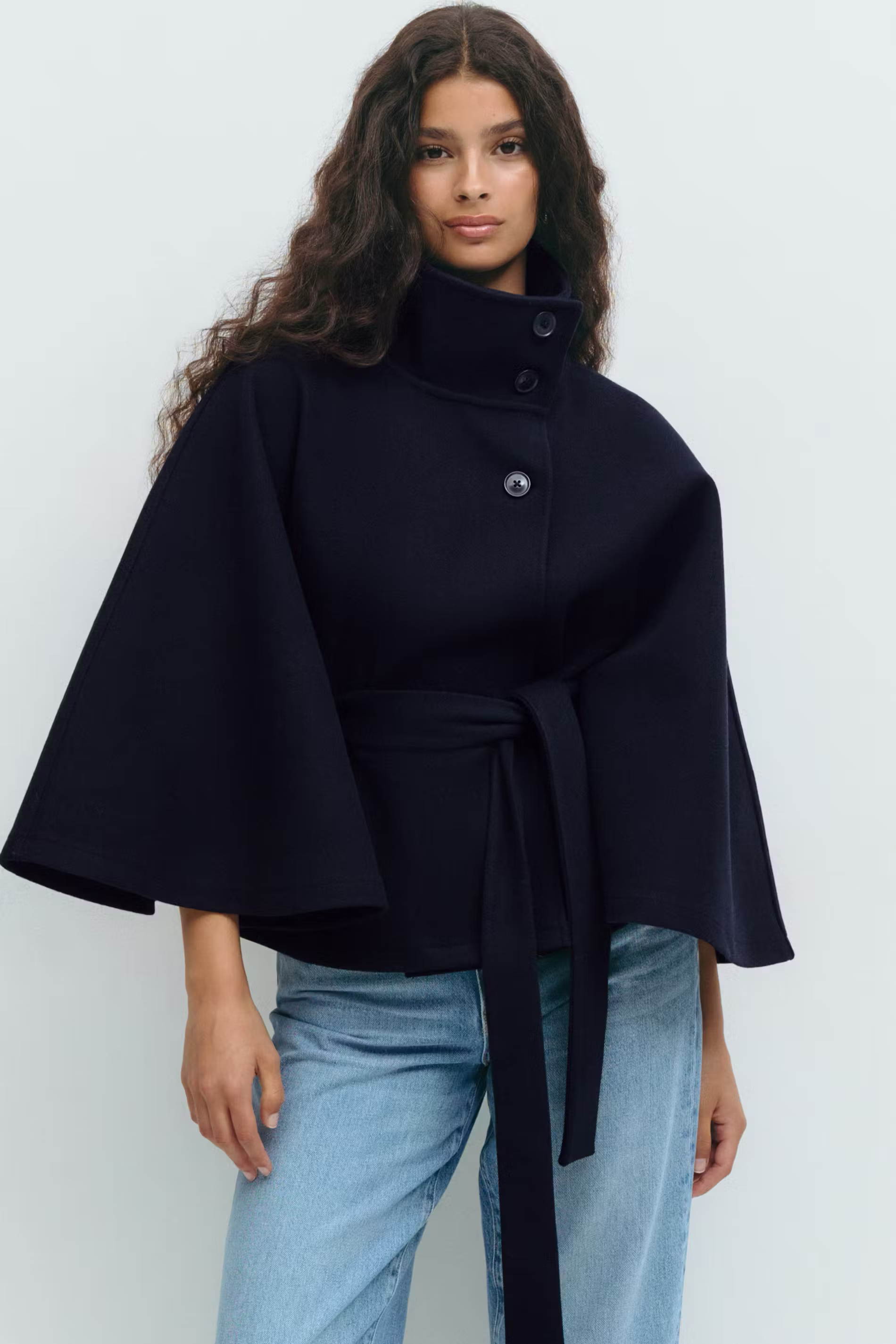 Rousseau Paris | Veste Cape à Ceinture