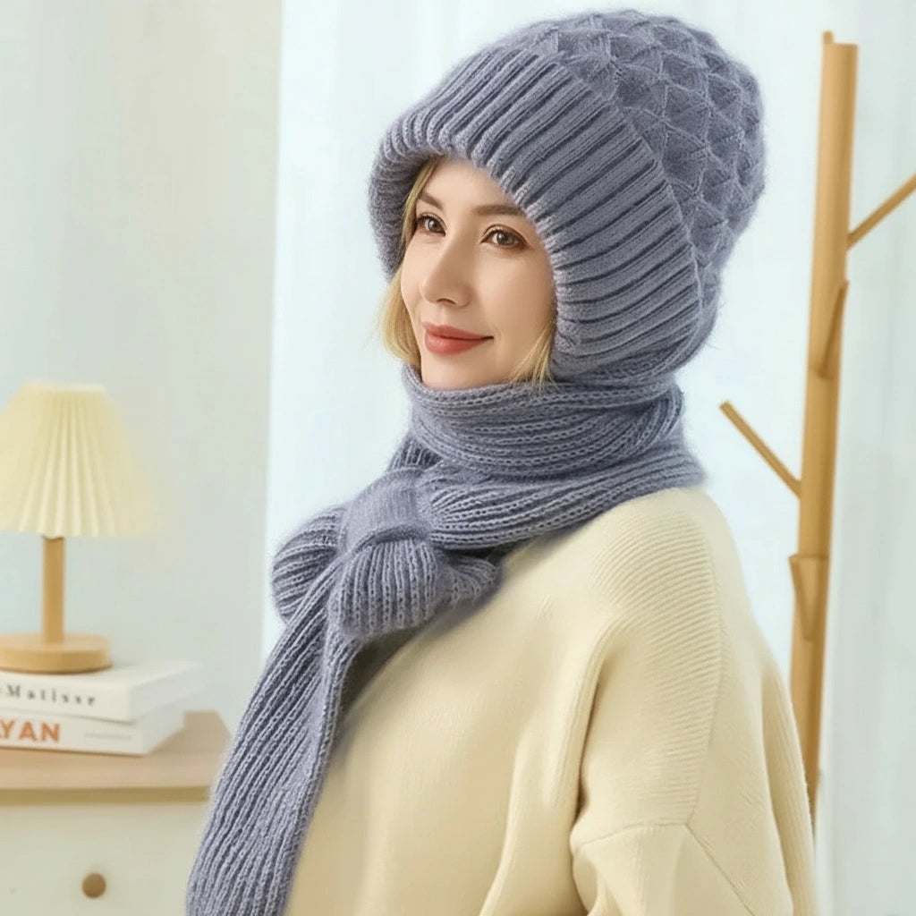 Édeline | Ensemble Bonnet & Écharpe Cocooning