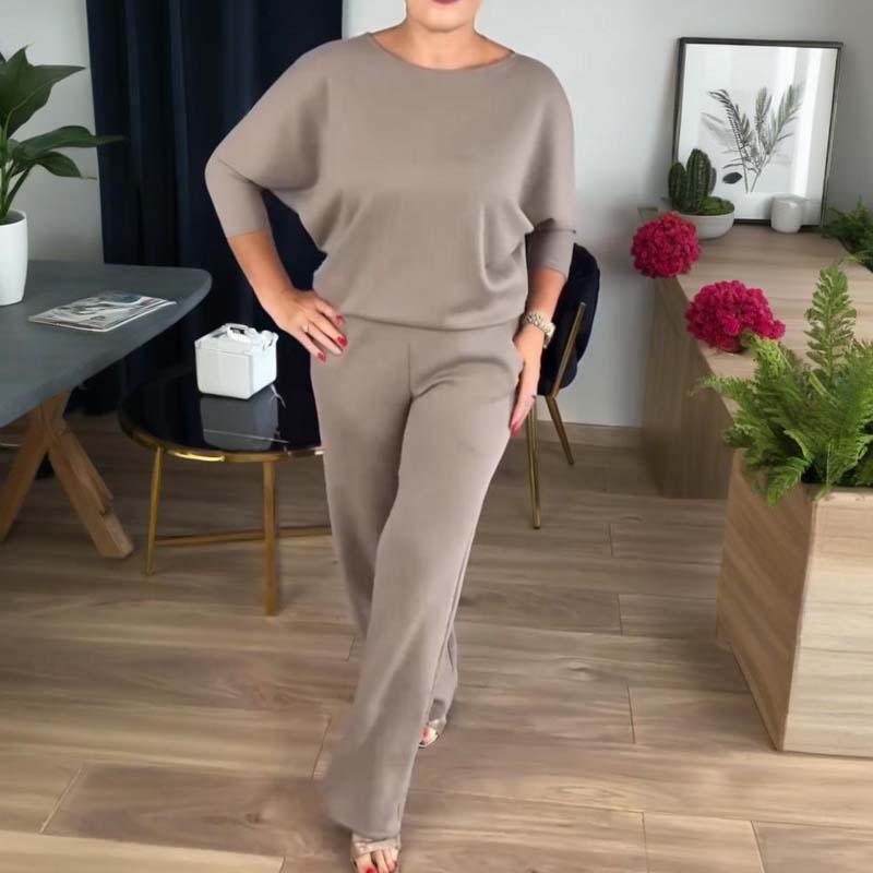 Iris | Ensemble 3 pièces élégant comprenant un cardigan long, un haut et un pantalon